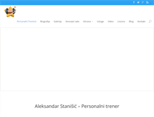 Tablet Screenshot of personalni-treninzi.com